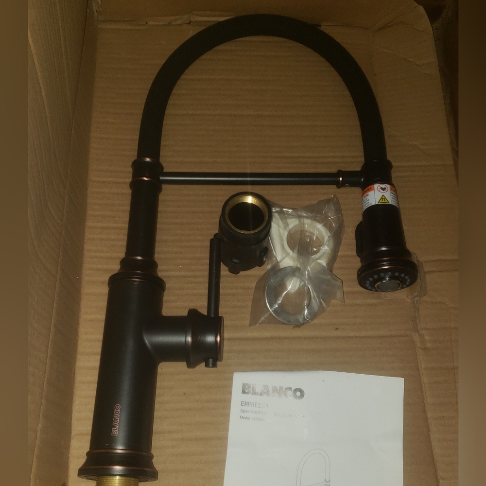 Blanco Oil Rubbed Hi-Rise Faucet